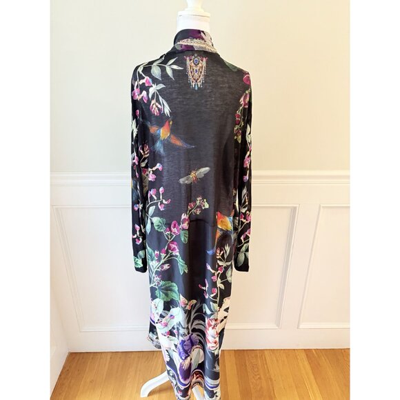 Camilla Paradiso Place Silk Long Jacket with Pockets L/XL - Picture 9 of 12